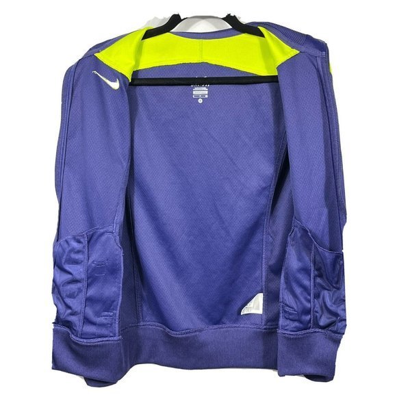 Nike Dri Fit Full‎ Zip Warm Up Track Jacket Womens Size Small Fleece  Hoodie - Picture 4 of 7